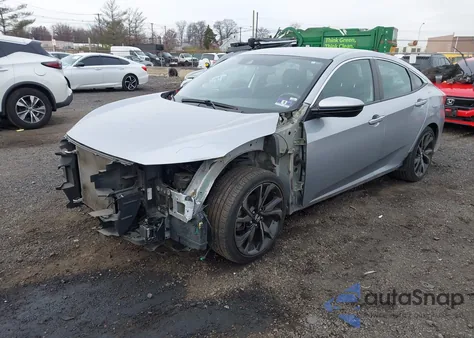 2019 Honda Civic Sport из США, поврежденный, VIN 2HGFC2F8XKH533225